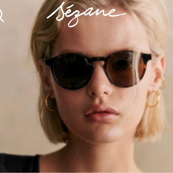 Sezane Penelope Tortoiseshell sunglasses - Picture 3 of 13